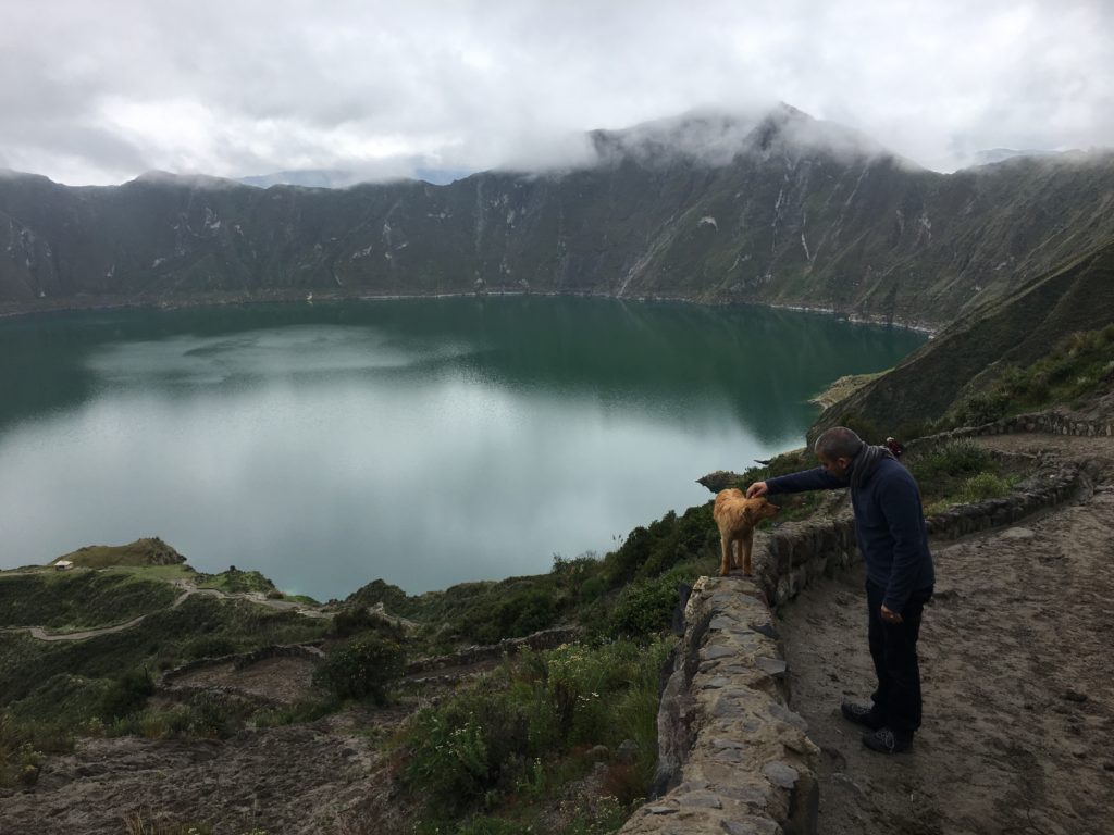 quilotoa with friends