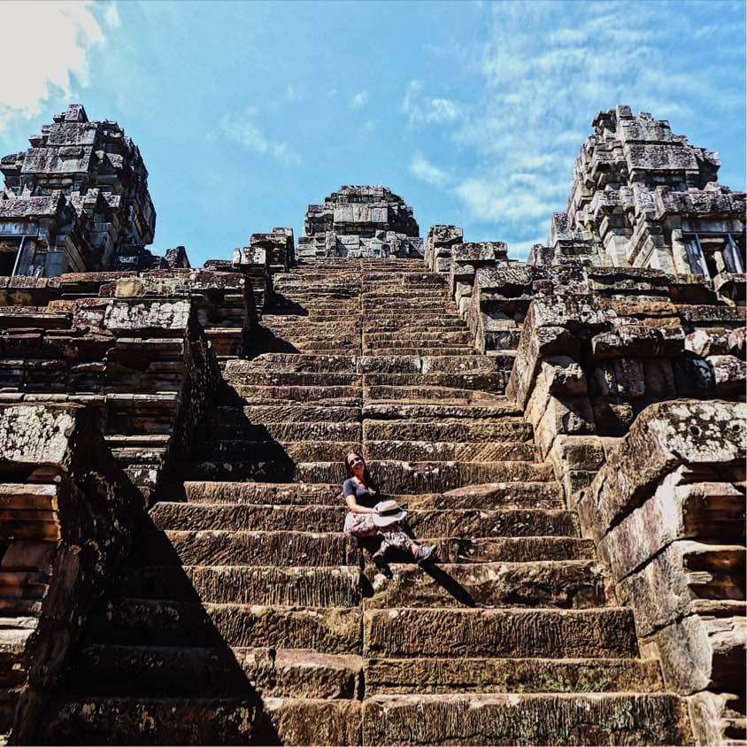 angkor wat in bicicletta 