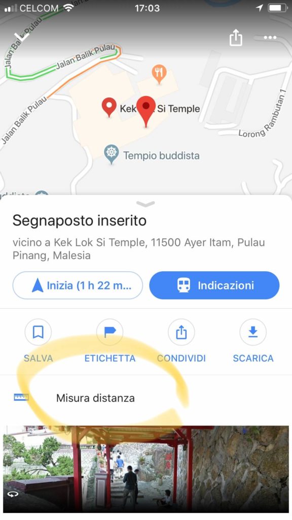 GOOGLE MAPS ITINERARIO